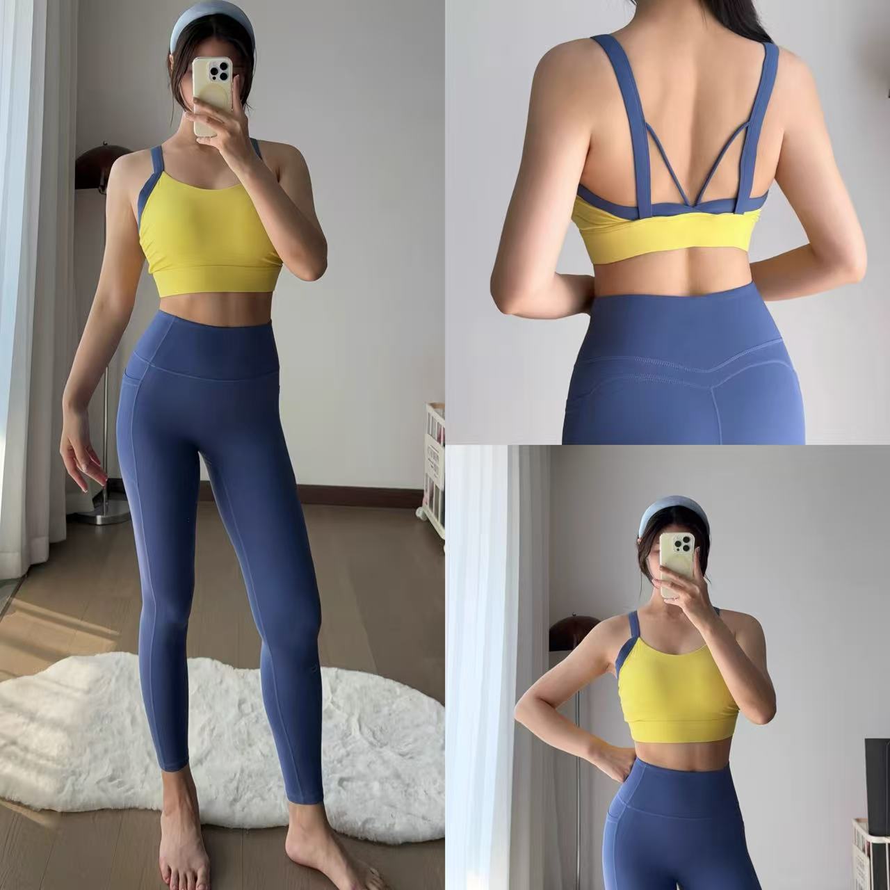 Crossfit Lifting - High Intensity Color Blocking Cross Back