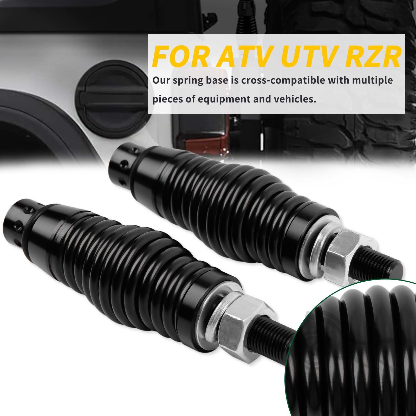Crossfit Lifting - 1 Pairs UTV Whip Lights Spring