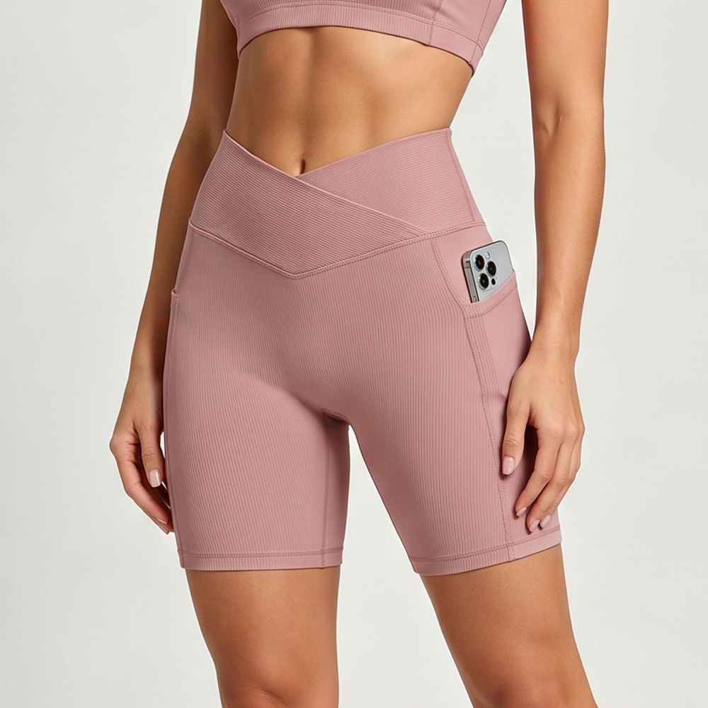Women's yoga shorts cross wais - đánh giá và giá Crossfit Lifting