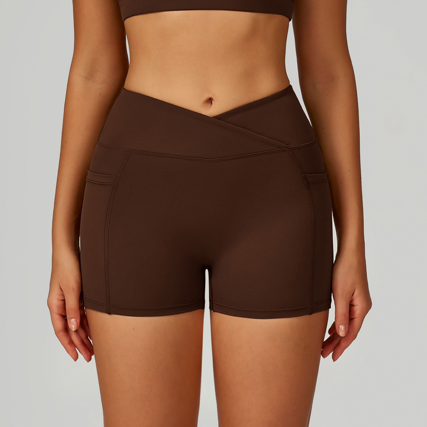 Cross Waist Head Yoga Shorts H - đánh giá và giá Crossfit Workout With Equipment