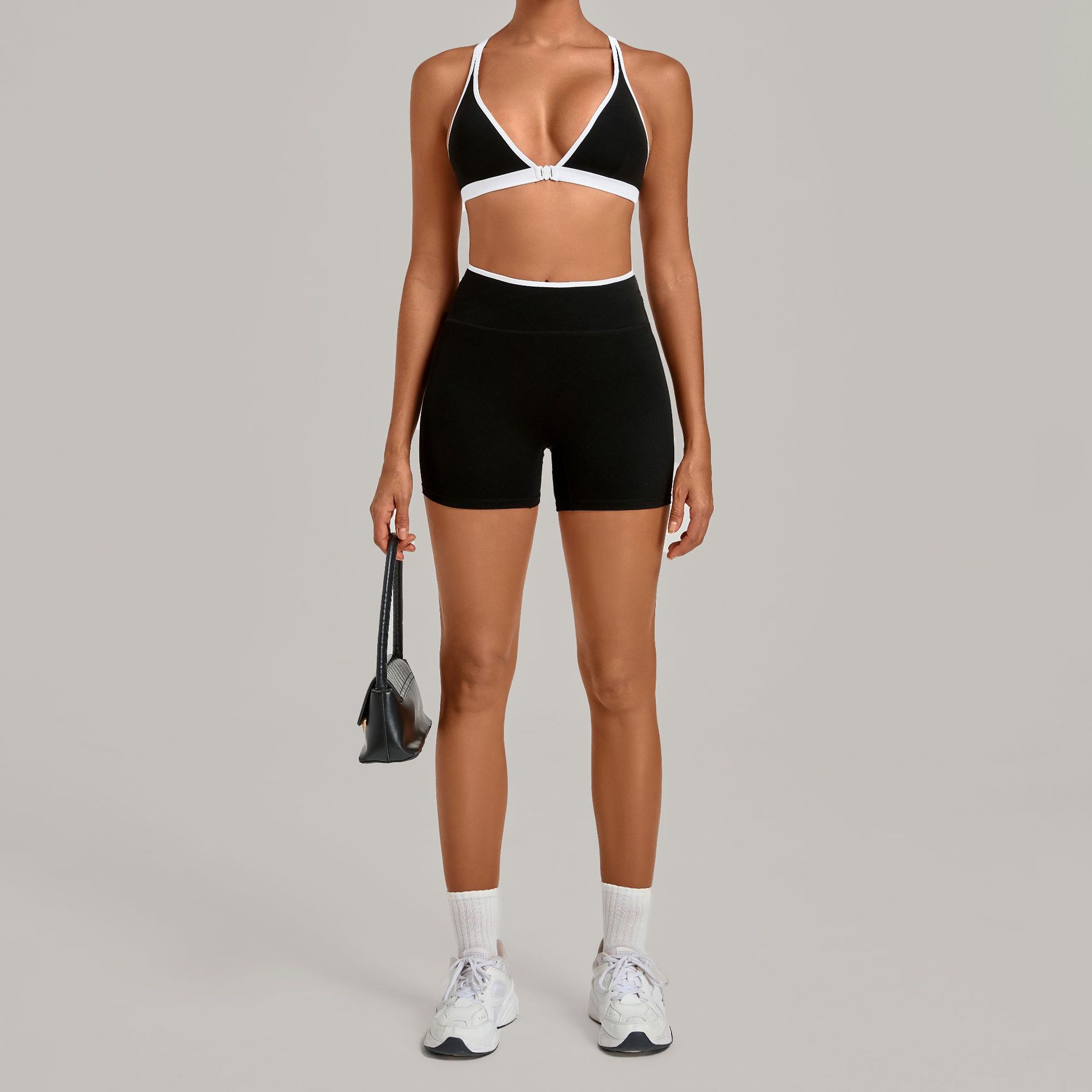 Women 2 Piece Yoga Set Deep V  - đánh giá và giá Crossfit Workout With Equipment